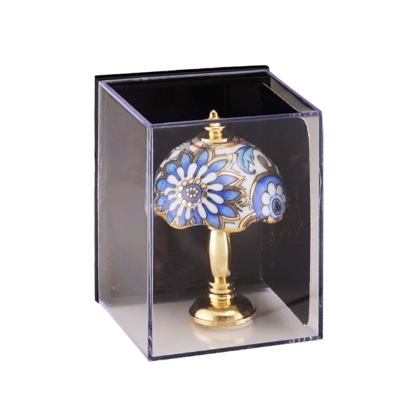 Bild von Antike Lampe - Dekor Blauer Traum